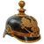 Original German WWI Prussian M1895 Artillery Pickelhaube Helmet Dated 1916 with Depot Marking - Kugelhelm Original Items