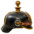 Original German WWI Prussian M1895 Artillery Pickelhaube Helmet Dated 1916 with Depot Marking - Kugelhelm Original Items