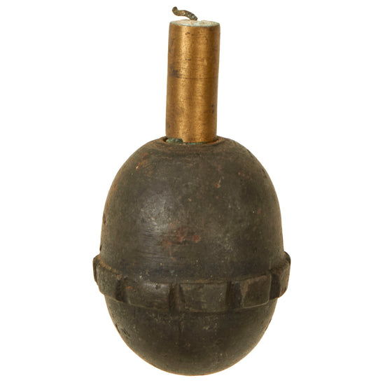 Original German WWI Model 1917 n/A Inert Egg Hand Fragmentation Grenade - Eierhandgranate