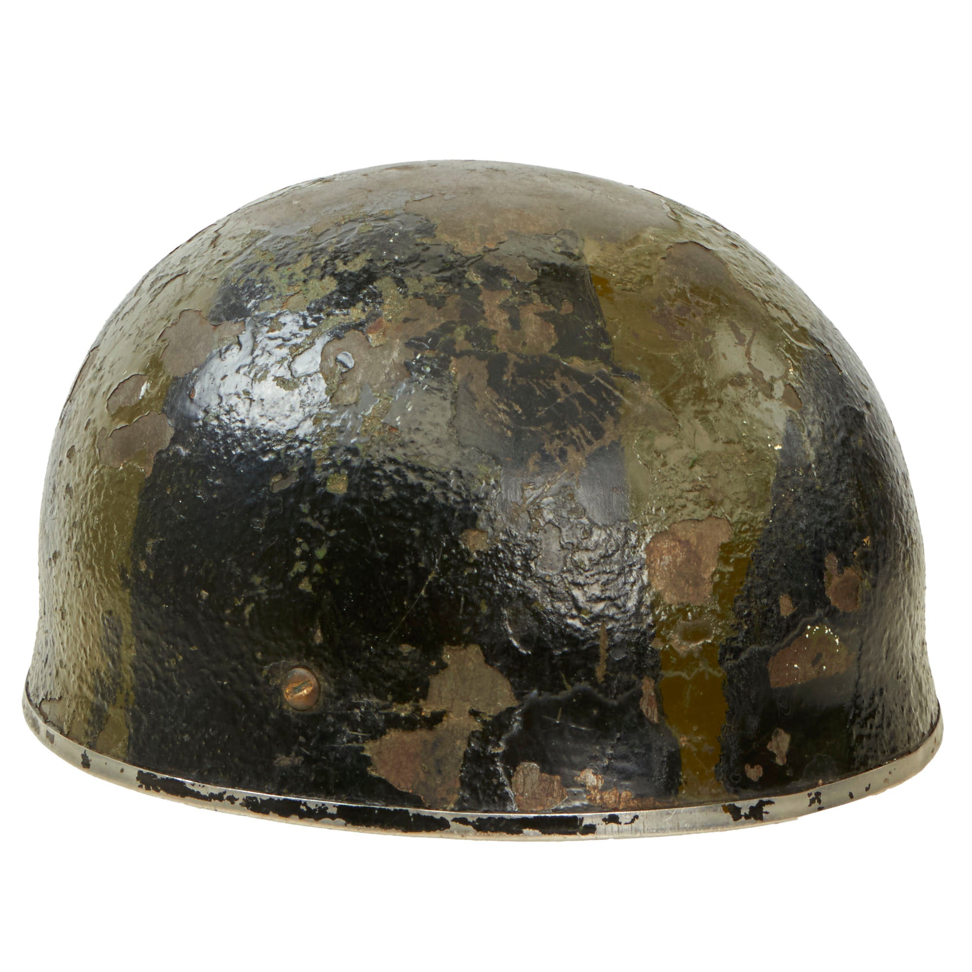 Original British WWII Camouflage Painted HSAT MKII Paratrooper Helmet ...