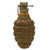 Original U.S. WWII Inert MkII Pineapple Grenade with Yellow Ring with M6A3 Fuze