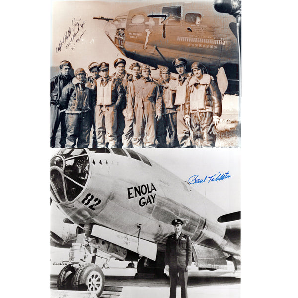 Original U.S. WWII B-17 Memphis Belle Crew Photograph Signed by Captai ...