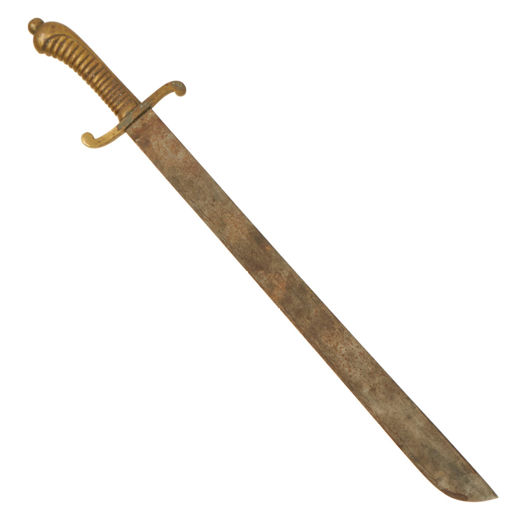 Original 19th Century Unit Marked Saxon M.1840 Faschinenmesser All-Steel Pioneer Artillery Short Sword by P. D. Lüneschloss - 102nd (3rd Royal Saxon) Infantry "King Ludwig III of Bavaria" Original Items