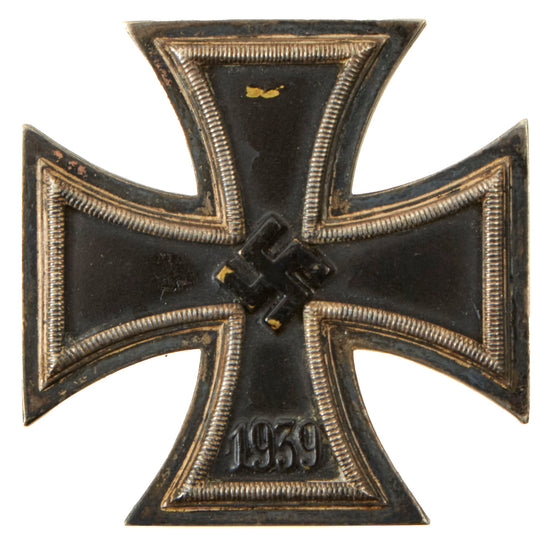 Original German WWII Navy Kriegsmarine Brass Core Iron Cross First Class 1939 - EKI - Unmarked Original Items