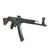 Original German WWII MP44 STG 44 Sturmgewehr Display Machine Gun with Live Barrel and GDR Magazine Original Items