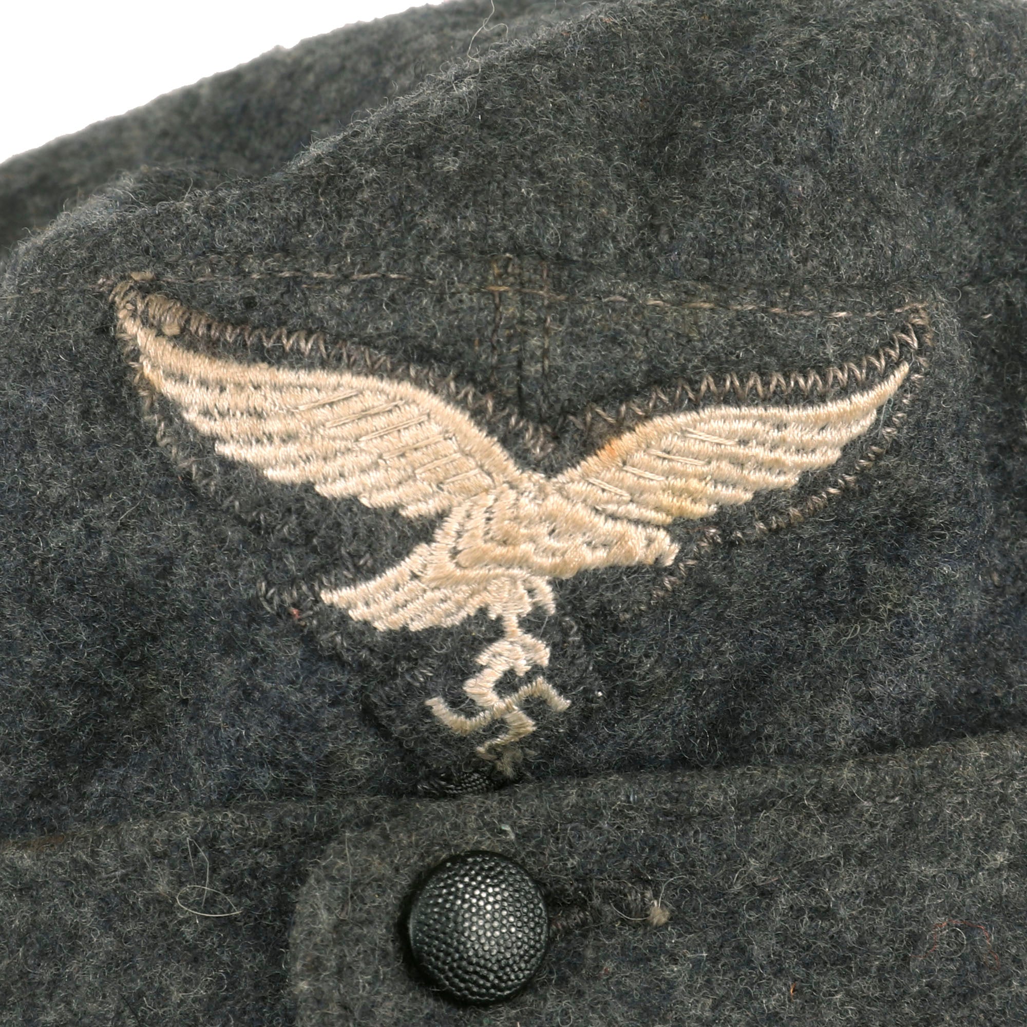 Original German WWII 1944 Dated Luftwaffe M43 Einheitsmütze Wool Field ...