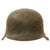 Original German WWII M42 No Decal Army Heer Helmet with 58cm Liner & Chinstrap - Stamped ckl66 Original Items