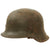 Original German WWII M42 No Decal Army Heer Helmet with 58cm Liner & Chinstrap - Stamped ckl66 Original Items