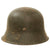 Original German WWII M42 No Decal Army Heer Helmet with 58cm Liner & Chinstrap - Stamped ckl66 Original Items