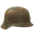 Original German WWII M42 No Decal Army Heer Helmet with 58cm Liner & Chinstrap - Stamped ckl66 Original Items