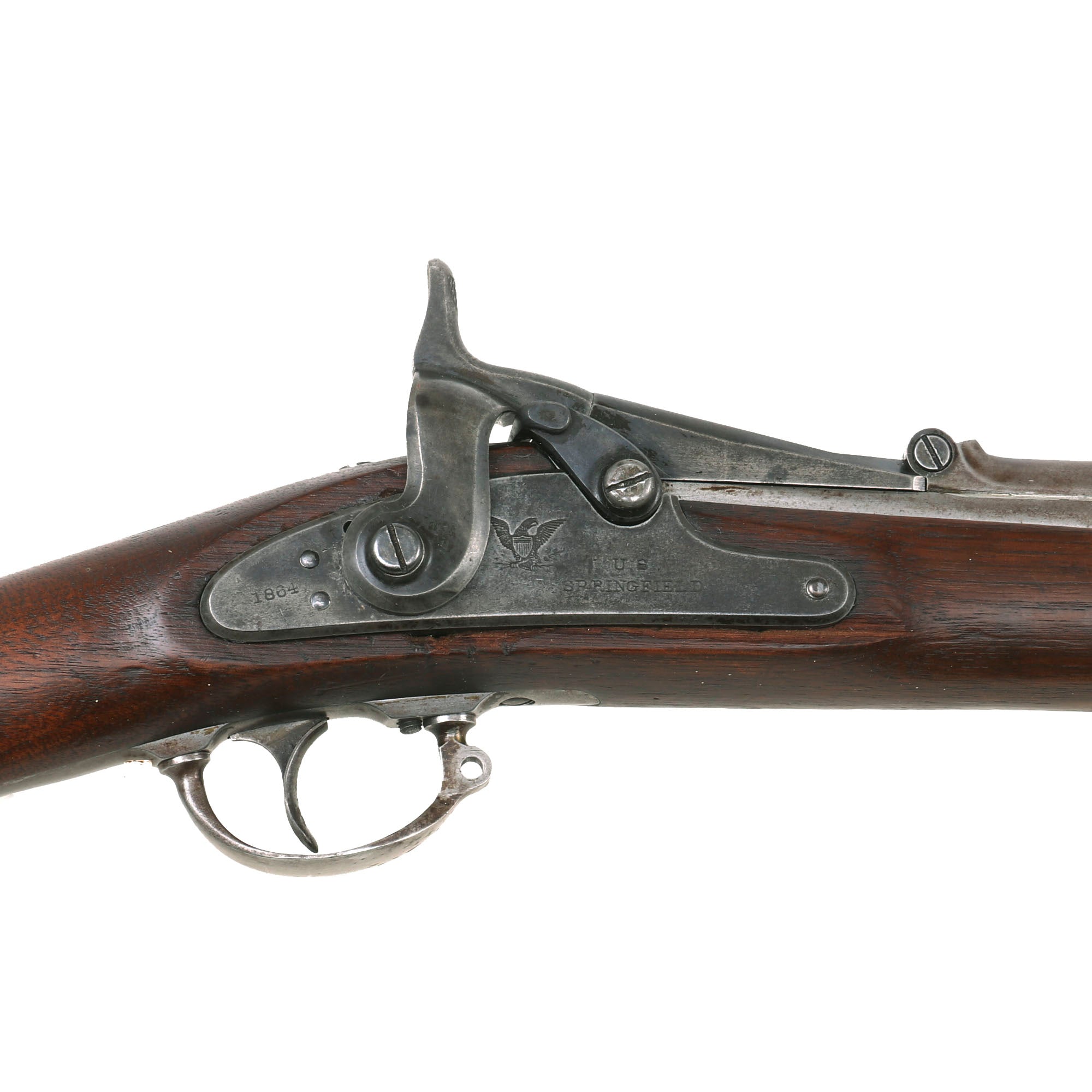 Original U.s. Civil War Springfield M-1863 Rifle Converted To M-1866 T 