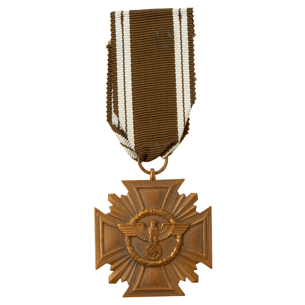 Original German WWII NSDAP Party Long Service Award Third Class with Ribbon - 10 Years Original Items