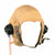 Original British WWII RAF Type D Flying Helmet with U.S. Type A-14 Oxygen Mask - Dated 1944 Original Items