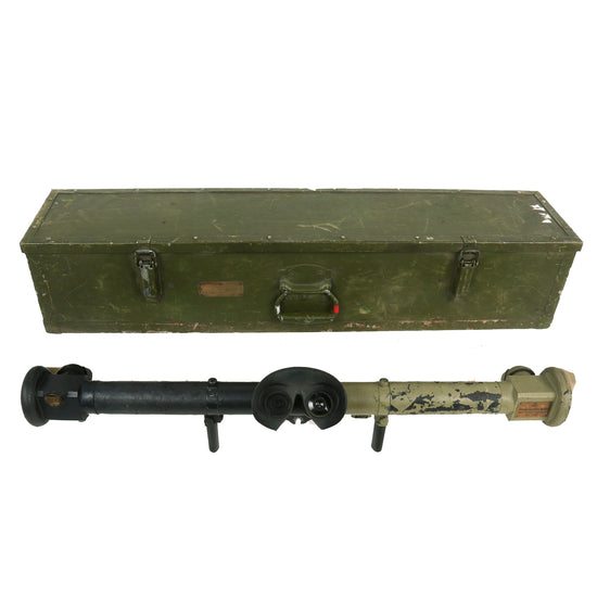 Original British WWII Barr and Stroud Field Rangefinder in Original Transit Chest Issued to Royal Danish Army as Afstandsmåler M/54