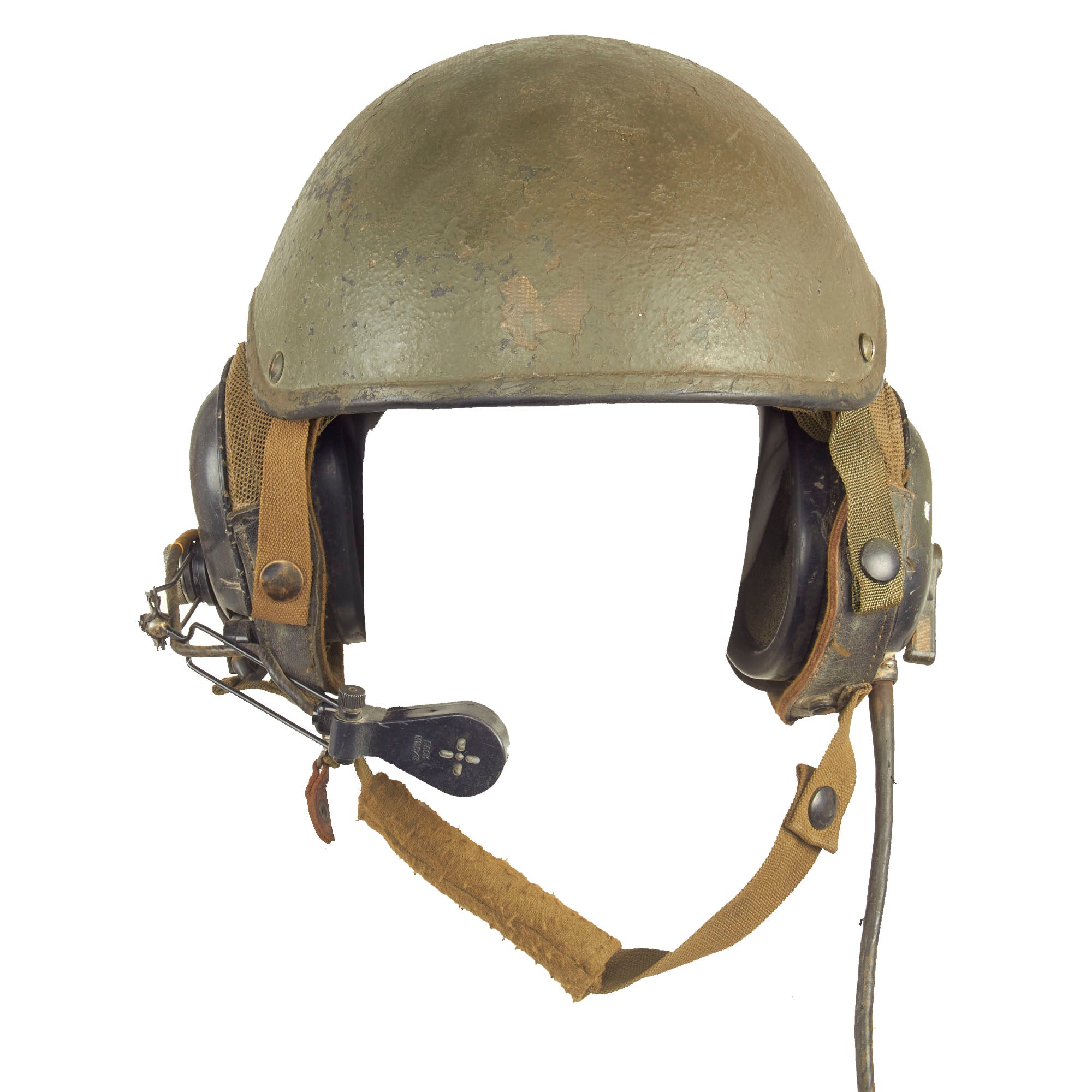 Original U.S. Cold War Combat Vehicle Crew CVC DH-132 Helmet and