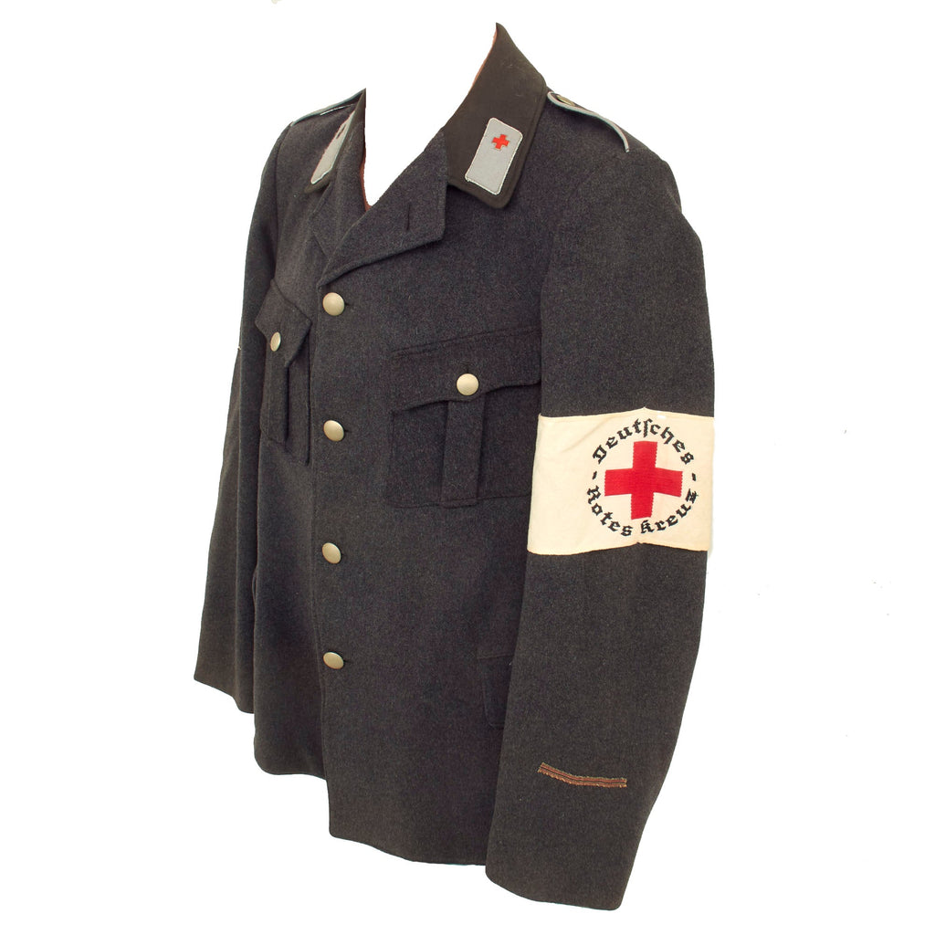 DRAFT Original German WWII Red Cross Deutsches Rotes Kreuz Anwärter / Helfer Tunic Original Items