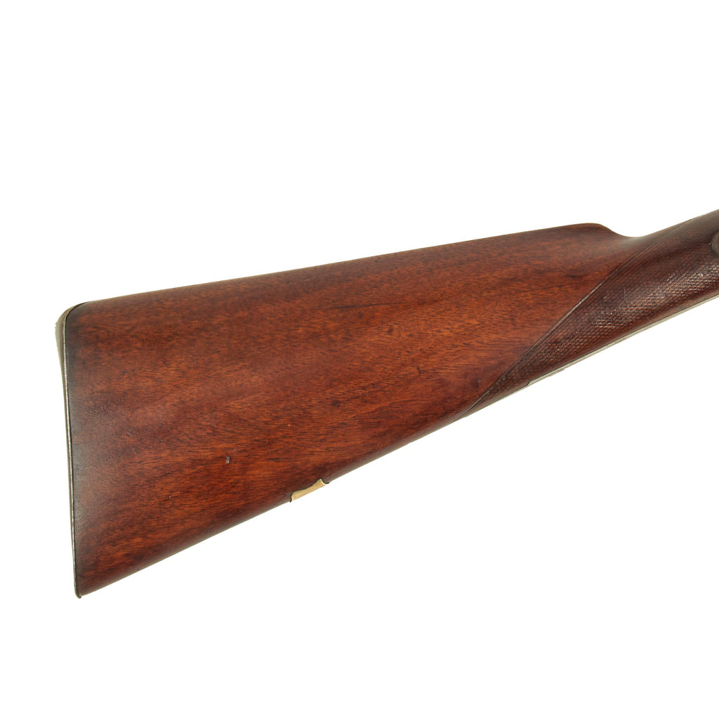 Original British 14 Gauge Double Barrel Side Lever Hammer Shotgun by W ...