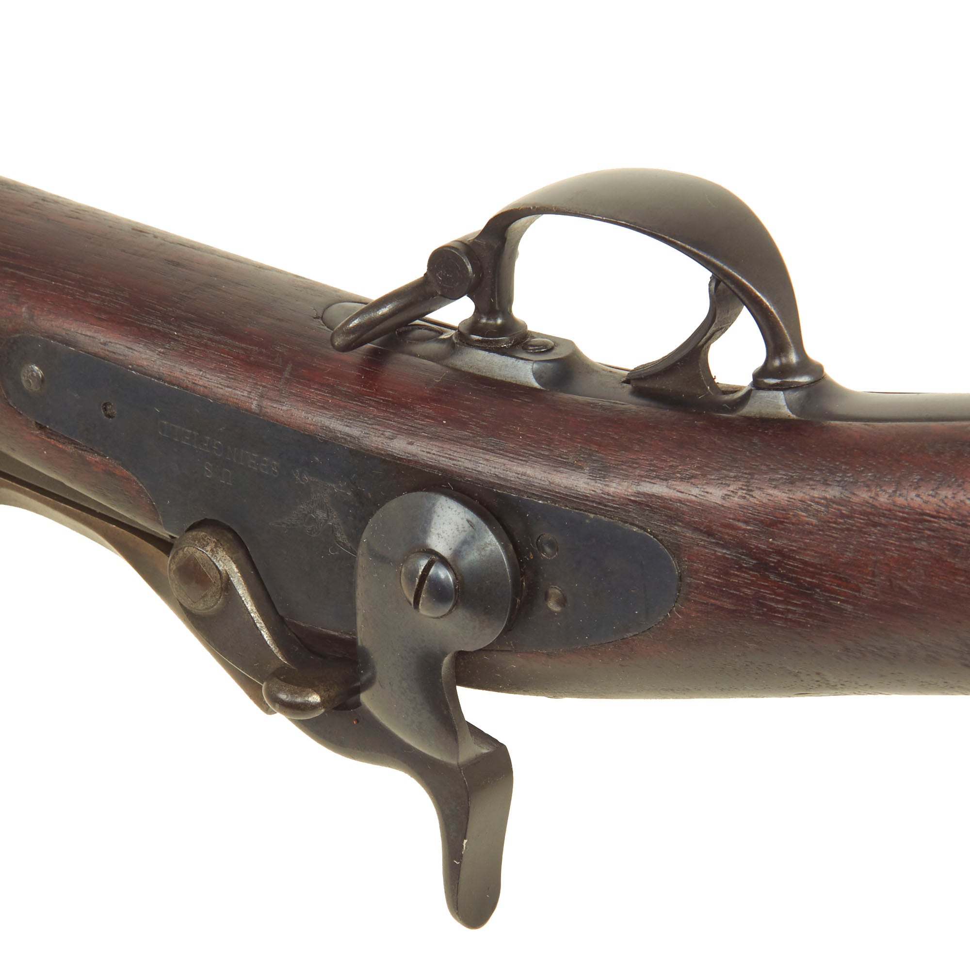 Original U.S. Springfield Trapdoor Model 1884 Upgraded Rifle With Stan ...