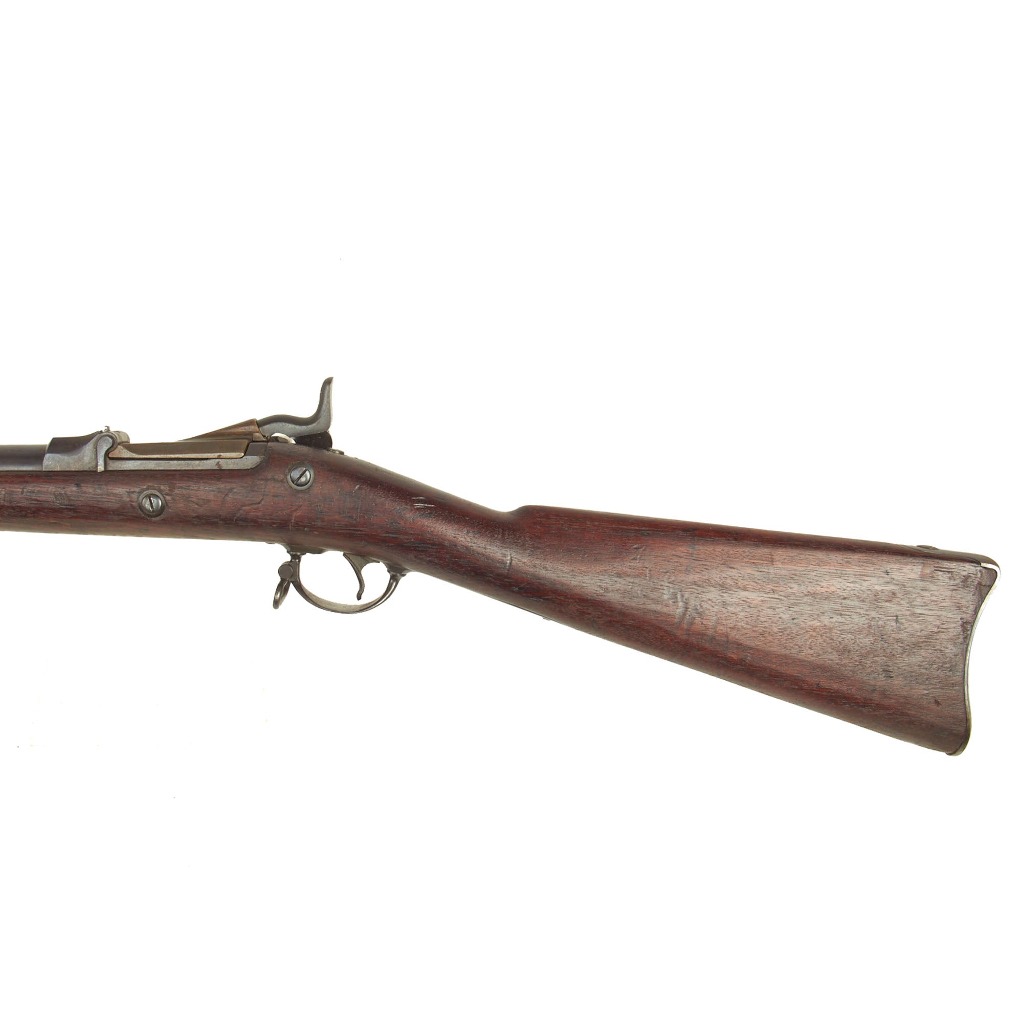 Original U.S. Springfield Trapdoor Model 1884 Upgraded Rifle with Stan ...