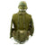 Original U.S. Vietnam War Infantryman Jungle Combat Uniform with Body Armor and M-56 Gear Set Original Items