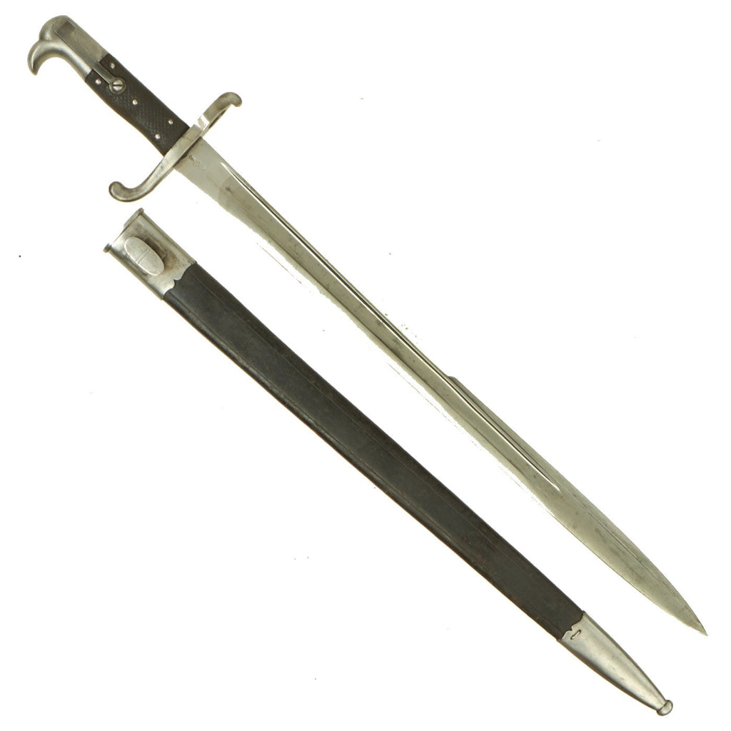 Original Rare Prussian Dreyse M-1865 Hirschfänger Bayonet by P.D. Lüneschloss Modified to fit Mauser 1871 Original Items