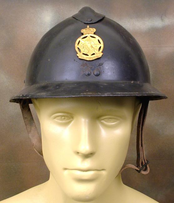 Belgian WWII Helmet: Original Issue Original Items