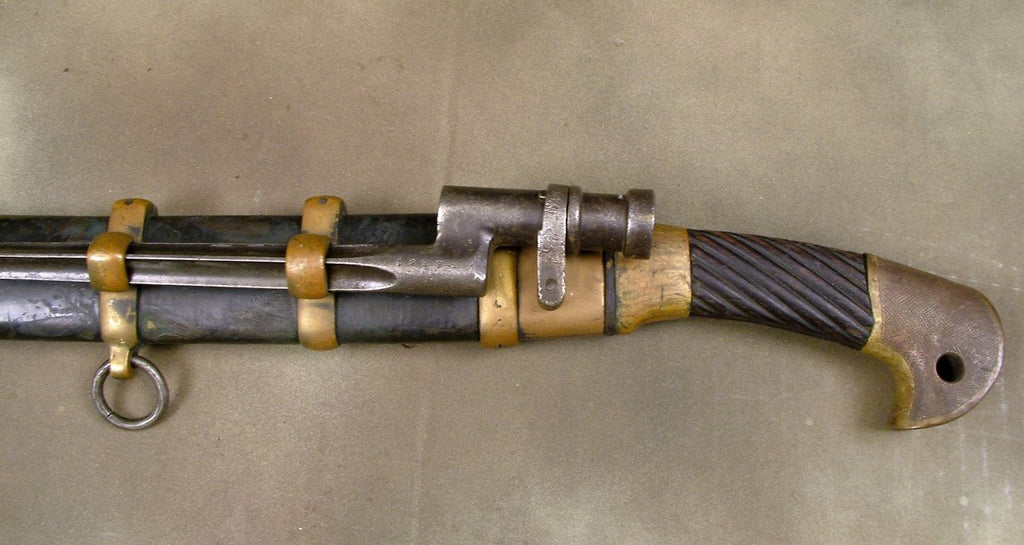 Russian Imperial Cossack Shashqua Saber w/ Scabbard & M-1891 Moisin Nagant Socket Bayonet Original Items