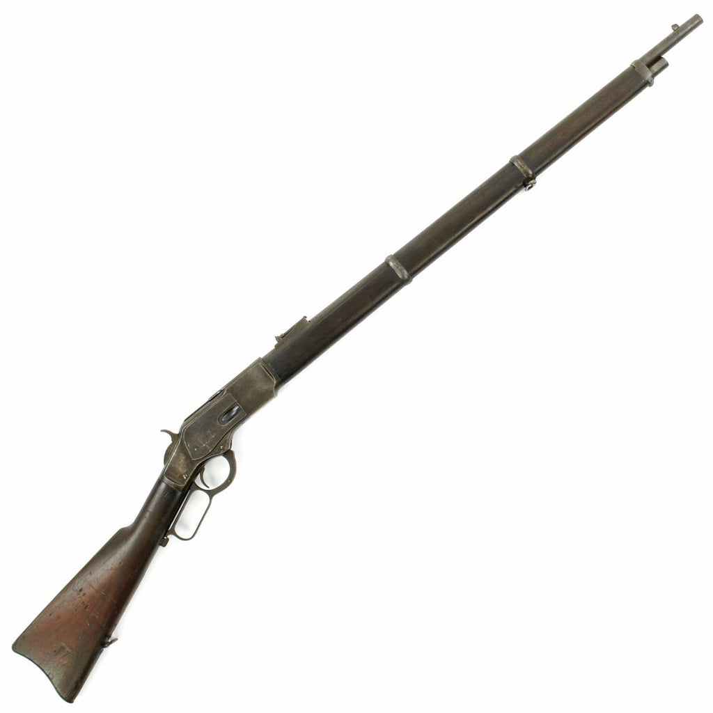 Original U.S. Winchester Model 1873 .44-40 Military Musket with 30" Barrel made in 1895 - Serial 482615B Original Items