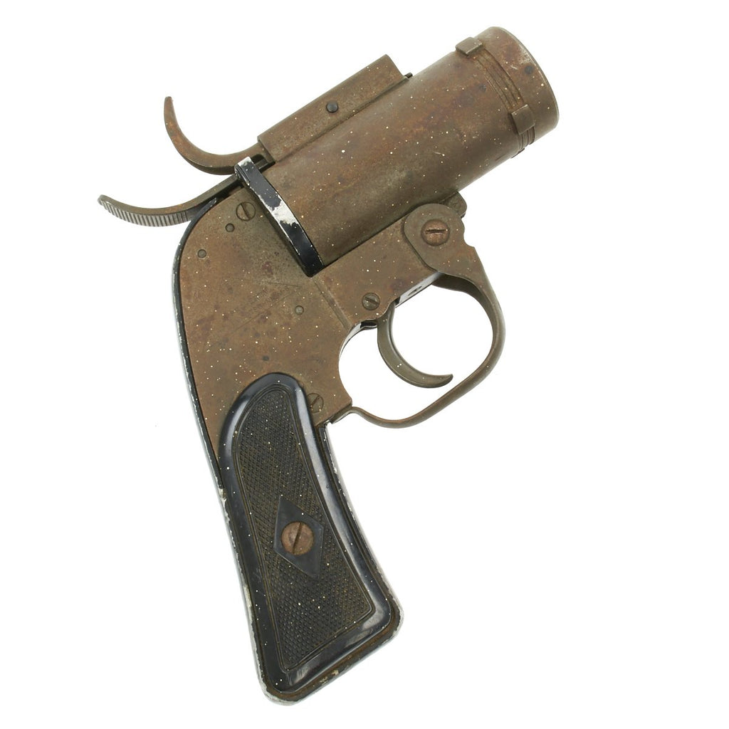 Original U.S. WWII M8 Pyrotechnic 37mm Flare Signal Pistol by Eureka Vacuum - Serial E-210942 Original Items