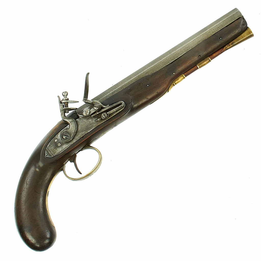 Original British Flintlock Brass Barrel Pistol for the Fur Trade by R. –  International Military Antiques