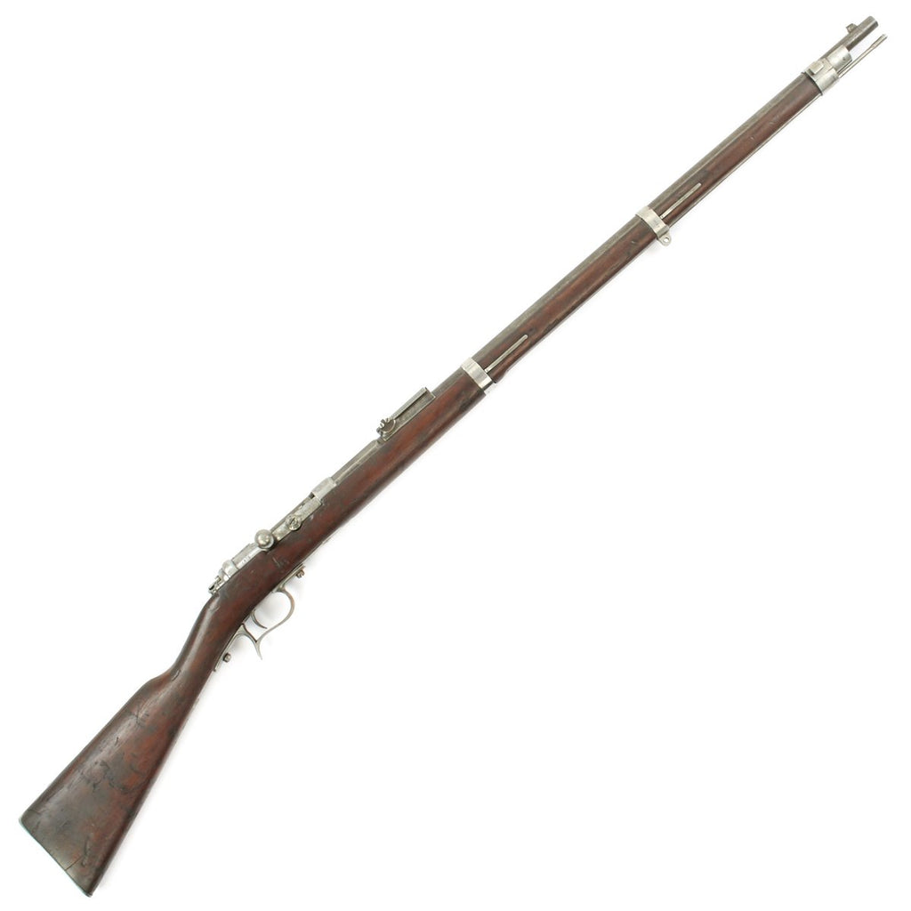 Original German Mauser Model 1871 Jäger Rifle by ŒWG Steyr Dated 1875 - Matching Serial No 7643H Original Items