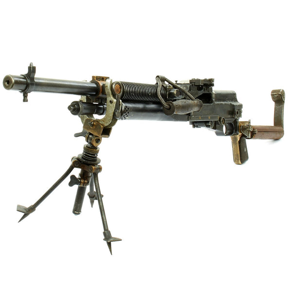 Original British WWI Hotchkiss .303 Portative Display LMG made with Or ...