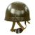 Original WWII British - Canadian MKIII Post-War Refurbished Paratrooper Helmet Original Items