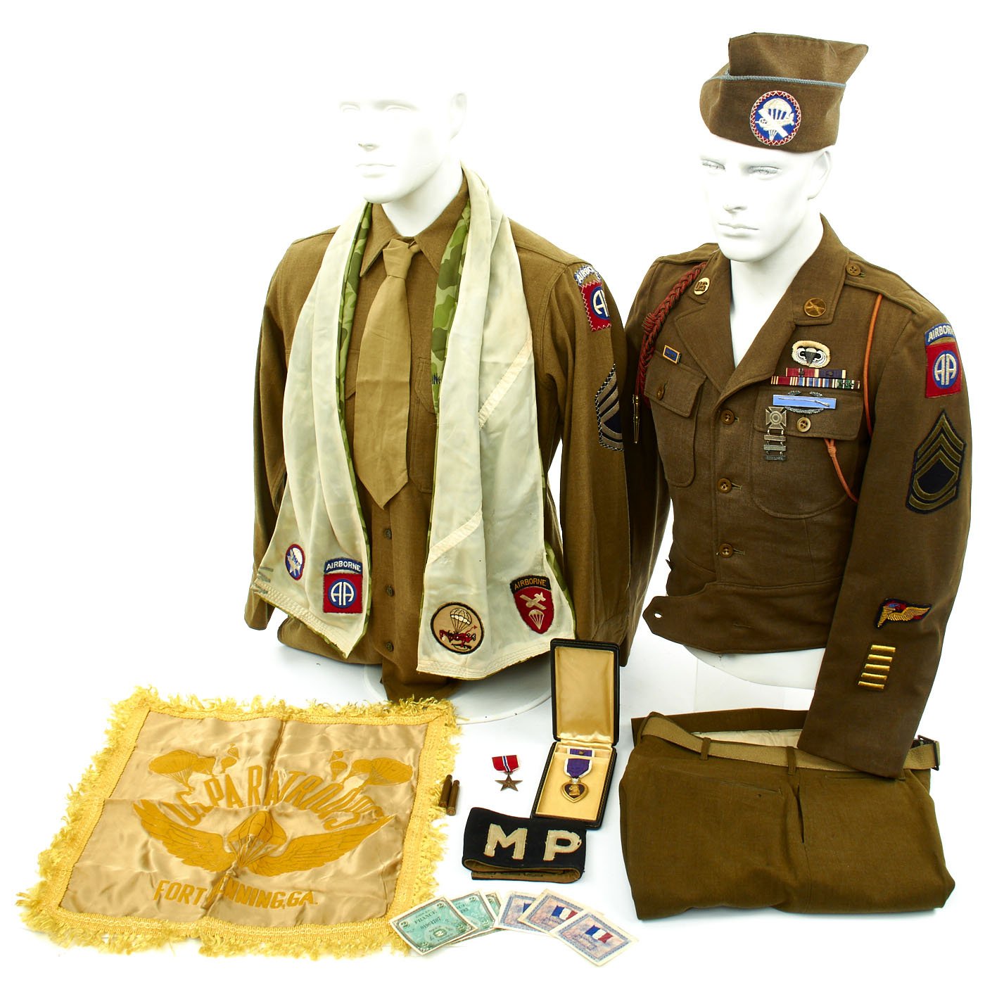 Paratrooper demolition kit bags in Fort Benning, Georgia on 28