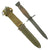 Original U.S. M4 Reissue Bayonet by Camillus for the M1 Carbine with WWII M8A1 Scabbard Original Items