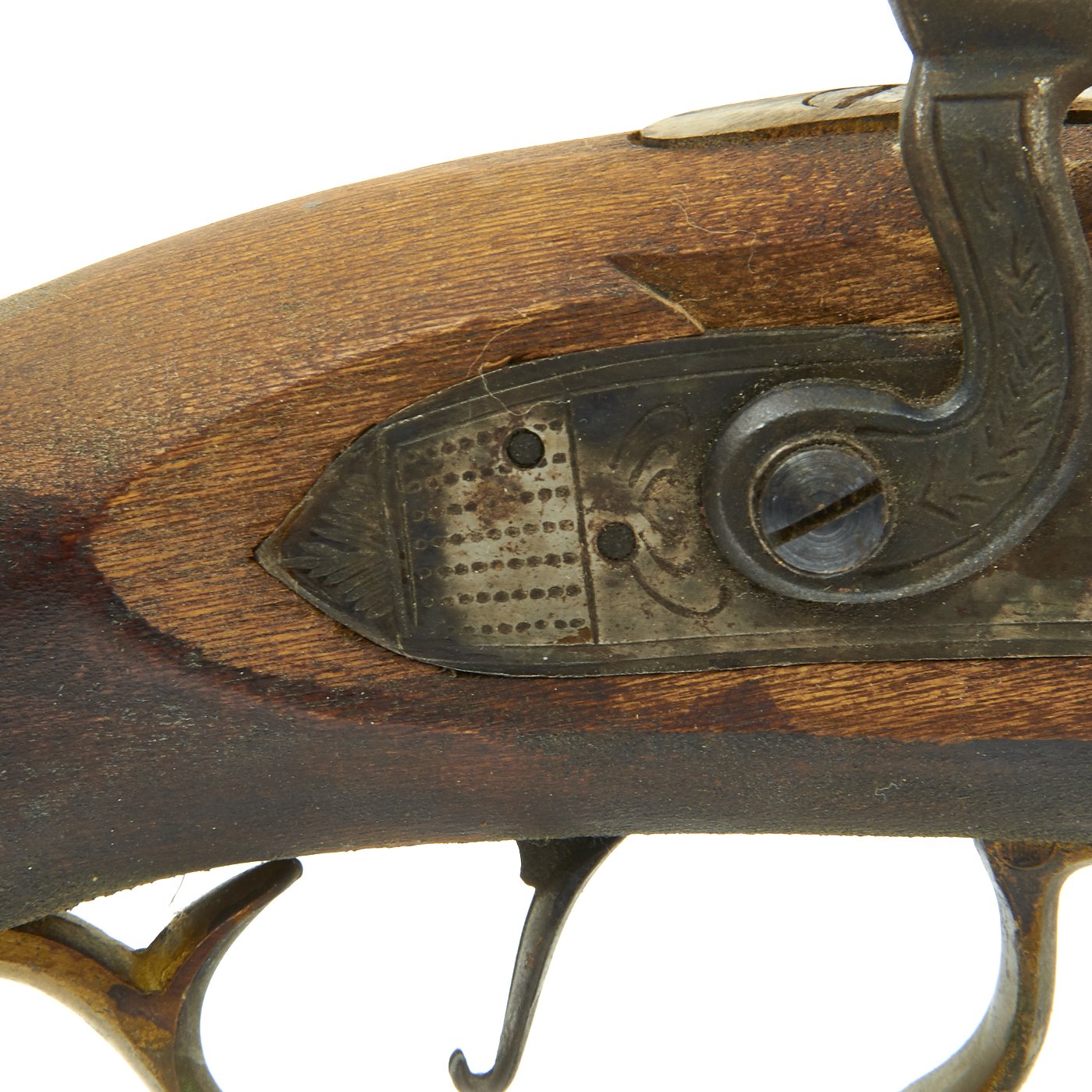 Made-from-kit Kentucky rifle in 45 caliber, from an obscure Spanish  company, Jukar