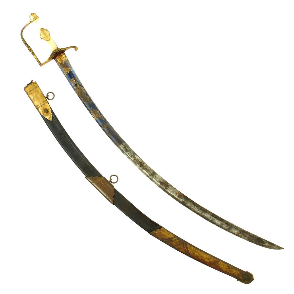 Original Danish Model 1801 Naval Officer’s Cadet Sword with Scabbard by Jørgen Næstved Original Items