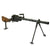 Original WWII Danish Madsen Display Light Machine Gun with Monopod and Magazine Pouch Original Items