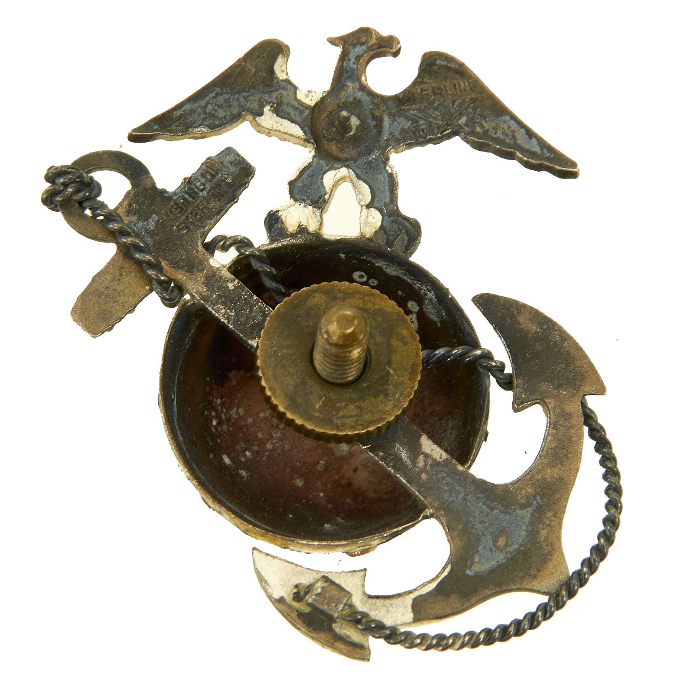 MARINE CORPS SEAL WITH GOLD EGGS ROYAL HAT