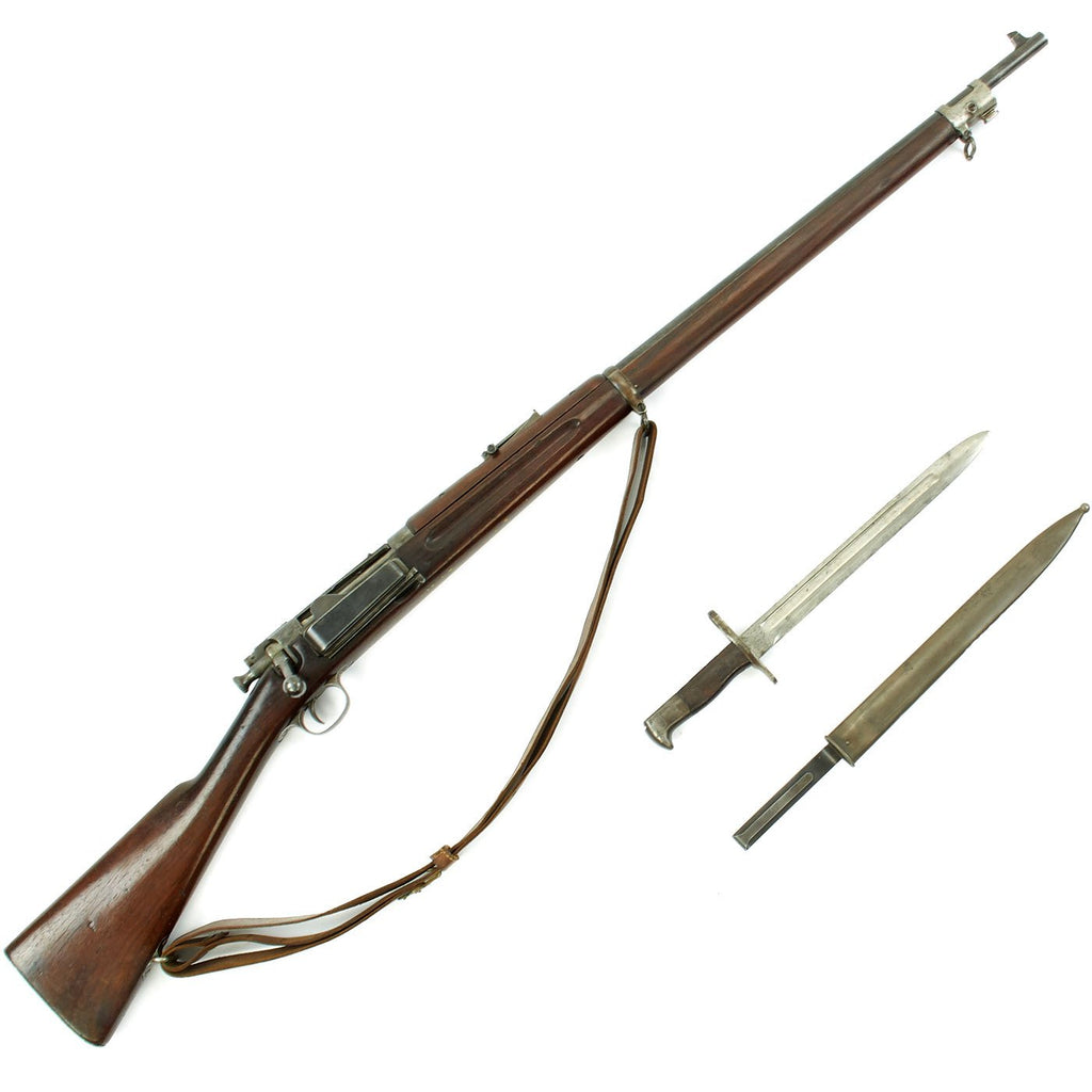 Original U.S. Springfield M1896 .30-40 Krag-Jørgensen Rifle Serial 93120 with Bayonet & Sling - Made in 1898 Original Items