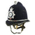 Original British Comb Top E II R Bobby Helmet from the Ministry of Defence Police Original Items