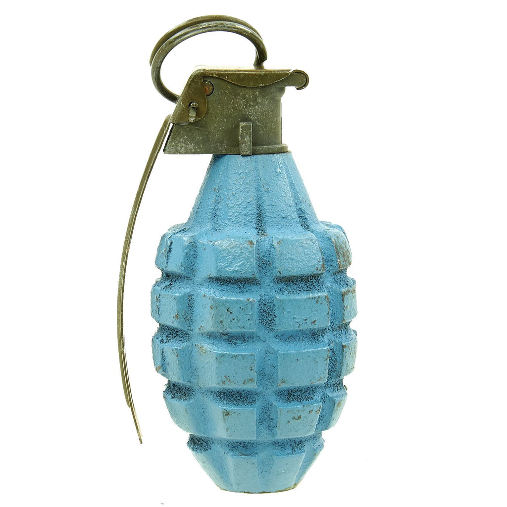 Original U.S. WWII MkII Inert Practice Pineapple Fragmentation Hand Grenade Original Items