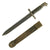 Original Italian M1871/1915 Vetterli Rifle Shortened Bayonet by Turin Arsenal with Scabbard Original Items