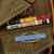Original U.S. WWII D-Day Named 907th Glider Field Artillery Battalion 101st Airborne Named Uniform Original Items
