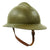 Original WWII French M1926 Adrian Helmet without Badge - Olive Green Original Items