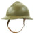 Original WWII French M1926 Adrian Helmet without Badge - Olive Green Original Items