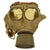 Original Imperial German WWI Gummimaske GM-15 Rubberized Gas Mask with Filter & Can Original Items