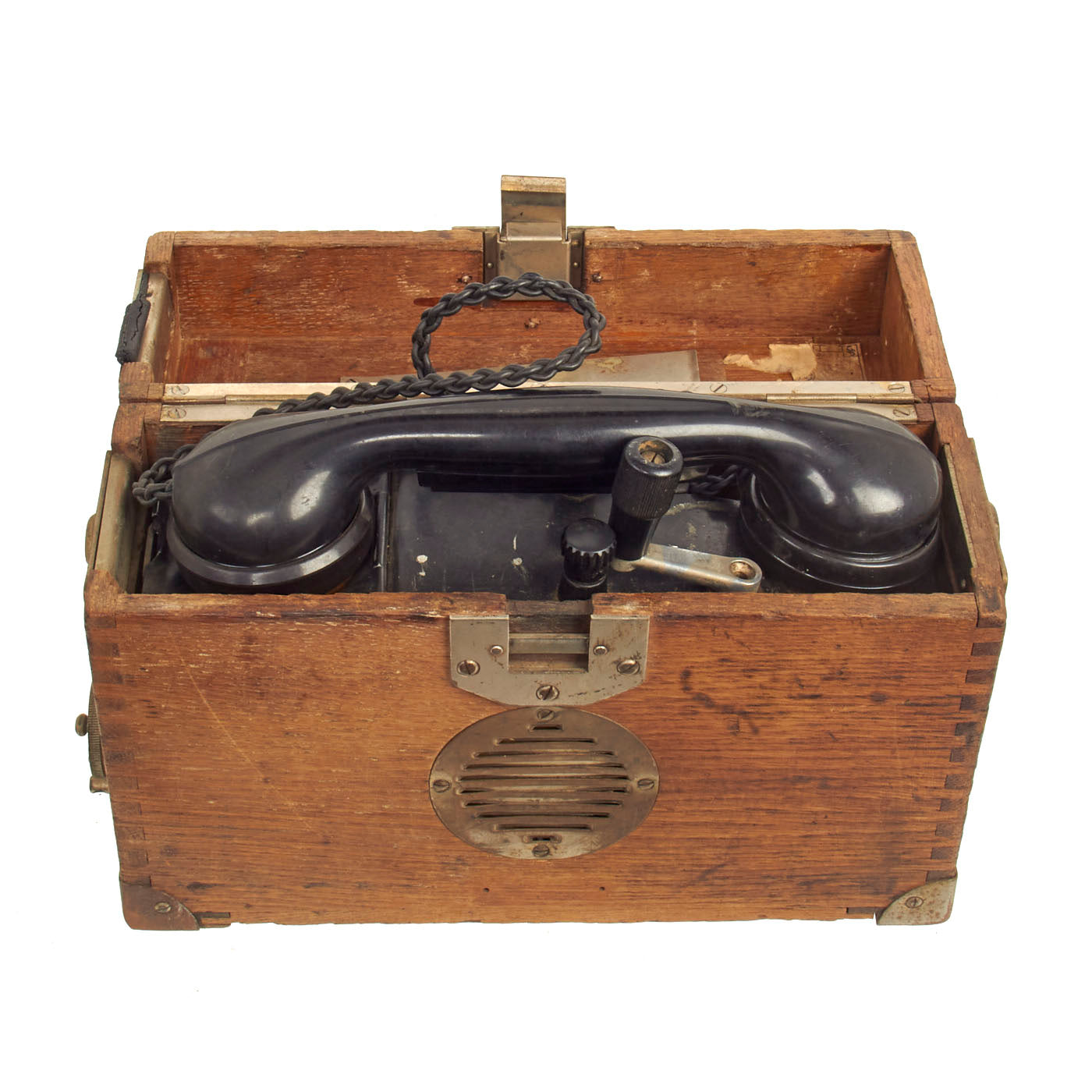 Original German WW1 Trench Field Telephone Handset – International Military  Antiques