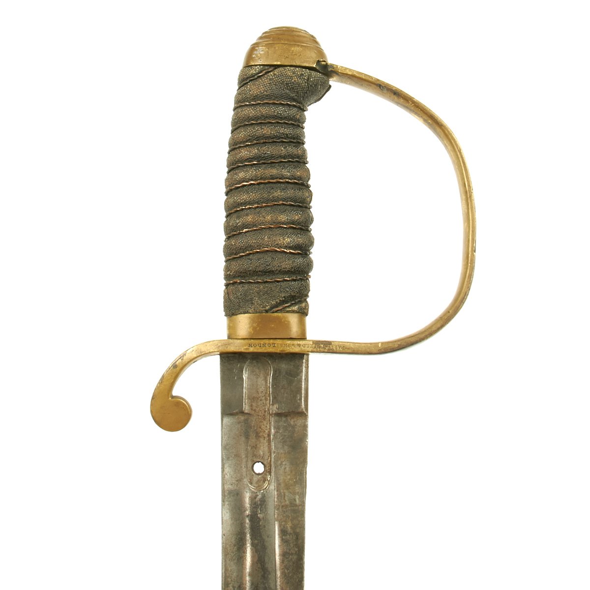 Original British Victorian Constabulary Cutlass with Scabbard marked C ...