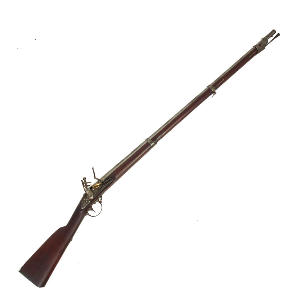 Original U.S. Springfield Model 1840 Flintlock Musket by Springfield Armory - Unconverted - dated 1843 Original Items